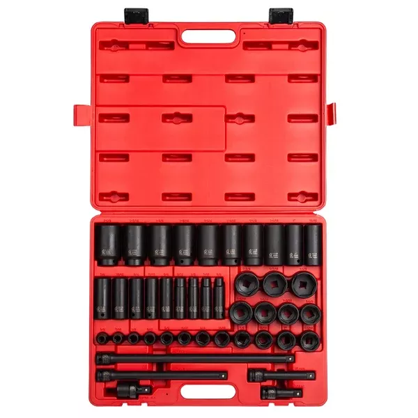1/2" Drive SAE Impact Socket Master 43 Piece Set SUN2568