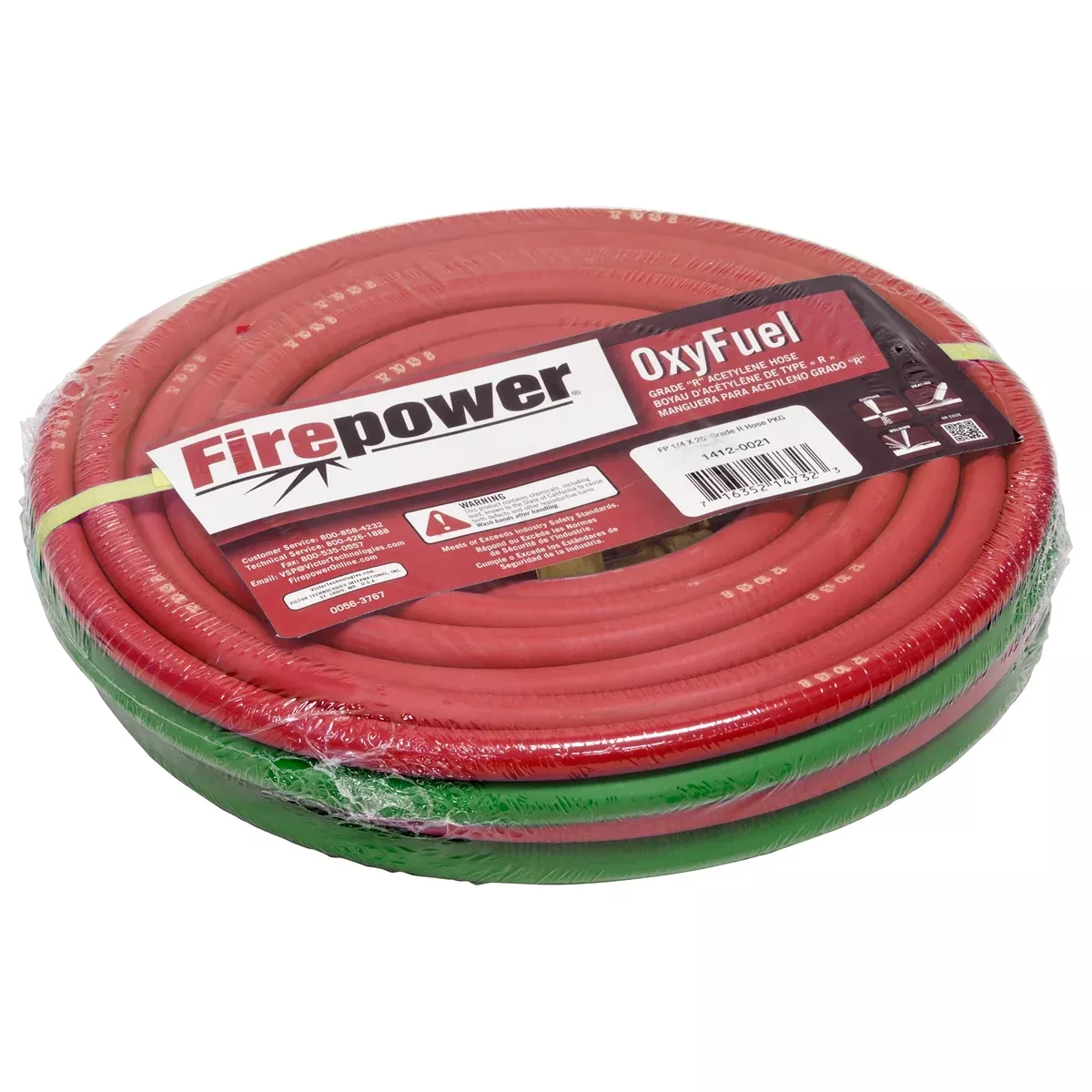 1/4 in. x 25 ft. Twin - Line Welding Hose FPW1412-0021 Firepower