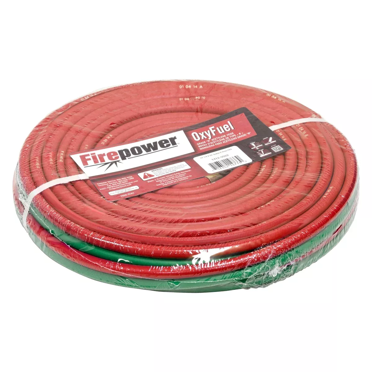 1/4 in. x 50 ft. Dual Line Welding Hose FPW1412-0022 Firepower
