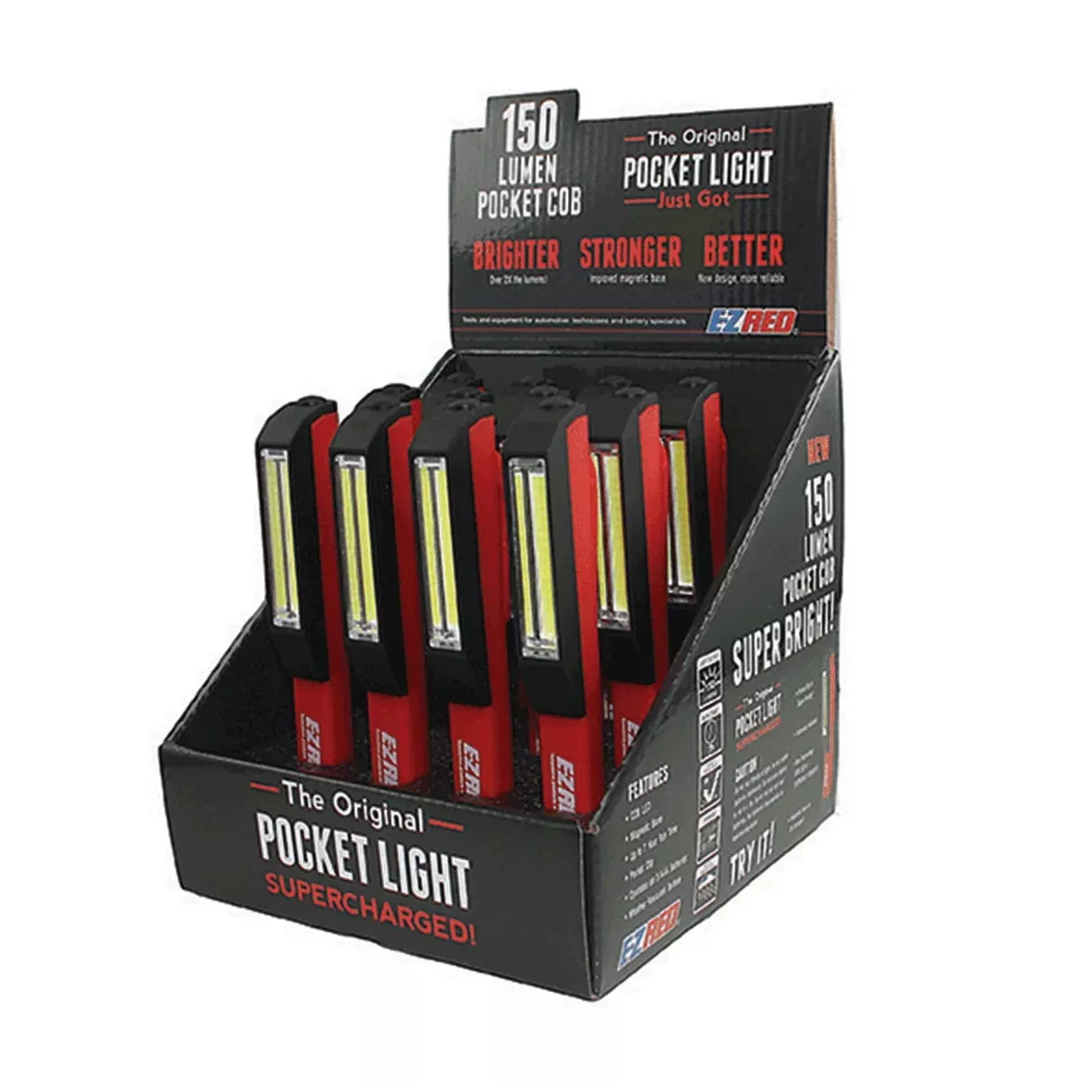 12 Pack Of Red PCOB Lights EZRPCOB12PK E-Z Red