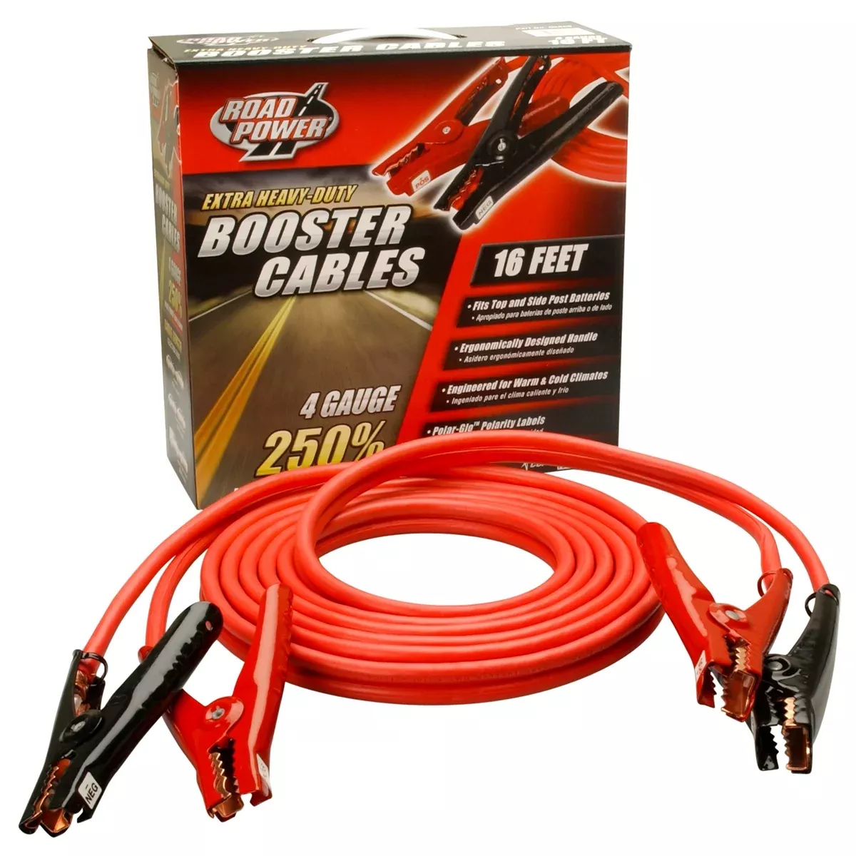16 ft. 4 Gauge with 500 Amp Polar-Glo ECI08666 Coleman Cable