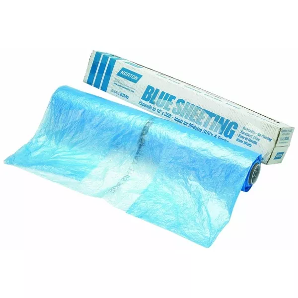 16' Paintable Blue Plastic Sheeting NOR03345
