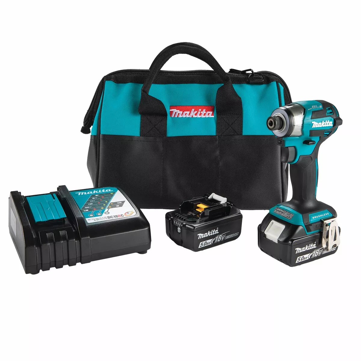 18V LXT LithiumIon Brushless Cordless QuickShift Mode 4Speed Impact Driver Kit (5.0Ah)