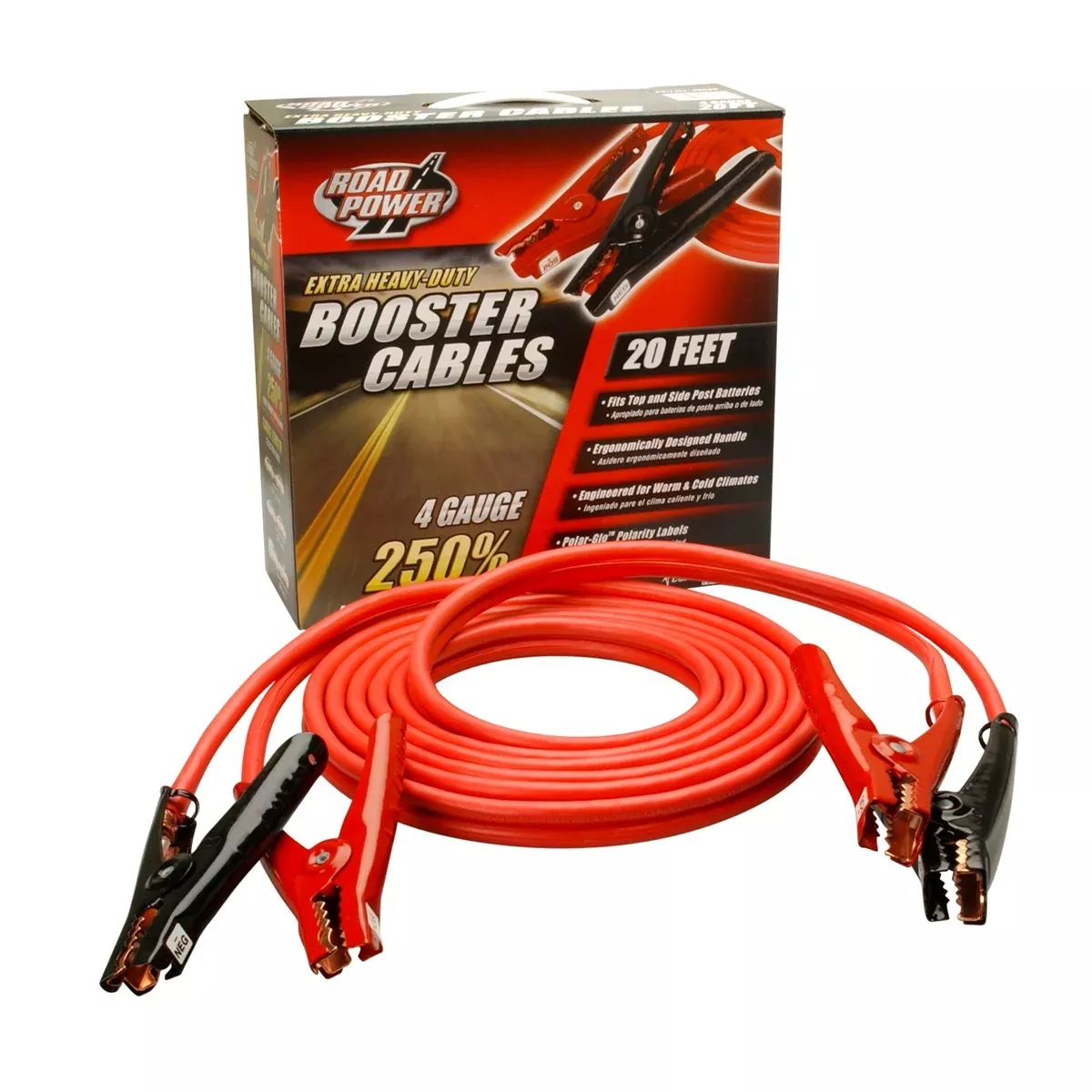 20 ft. 4 gauge with 500 Amp Polar-Glo ECI08660 Coleman Cable