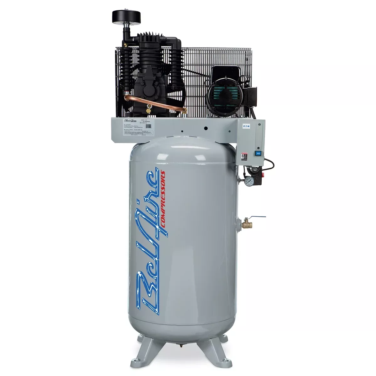 7.5HP 80 Gallon Vertical Two Stage Electric Air Compressor IMC318VL BelAire Compressors