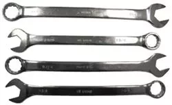 9404 V8 Hand Tools 4 Pc. Jumbo Long Pattern SAE Wrench Set