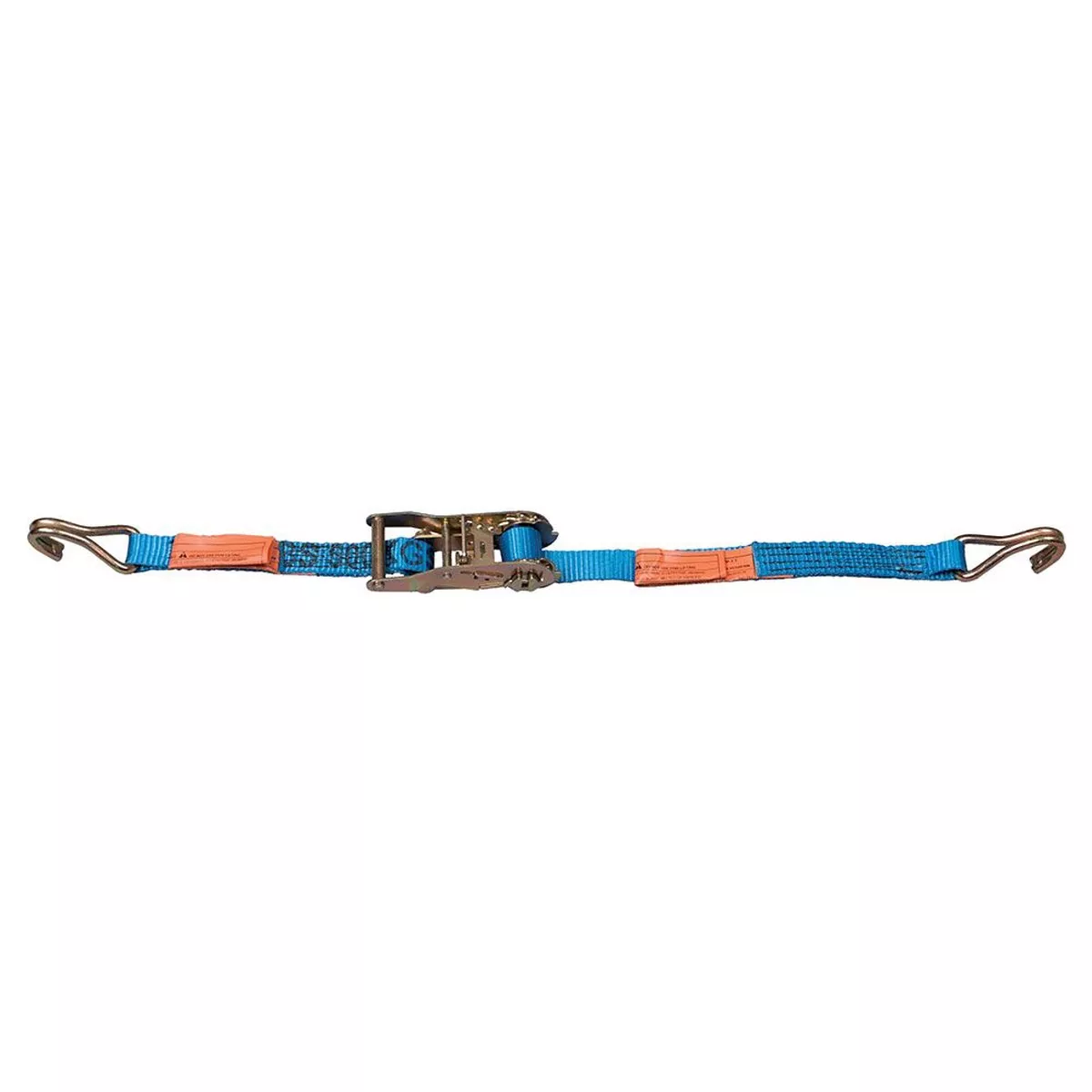 Ben-Mor RSWH1-20BLUE 1100 lb Stainless Steel Polyester Tie-Down Ratchet Strap with Wire Hook