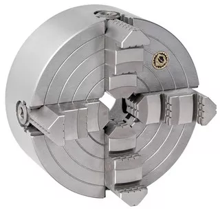 Bison 4-Jaw Independent Lathe Chuck, 8" Size, L00 Spindle - 7-854-0841