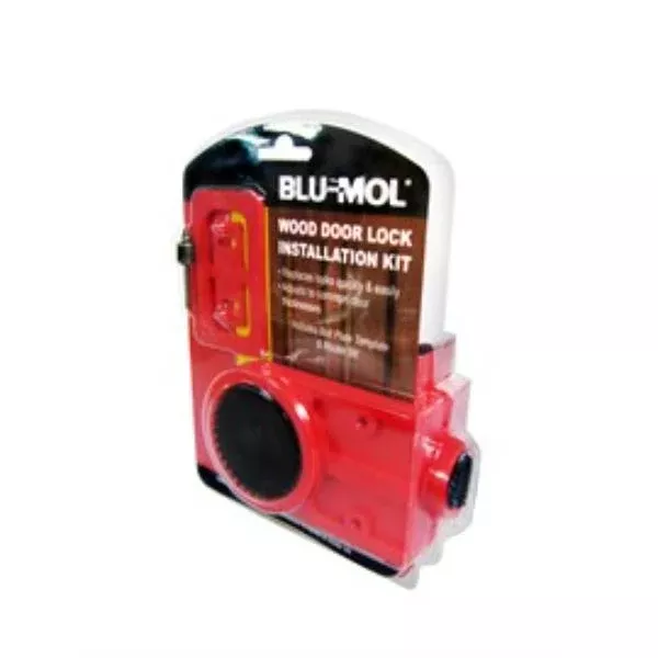 Blu Mol Wood Door Lock installation Kit