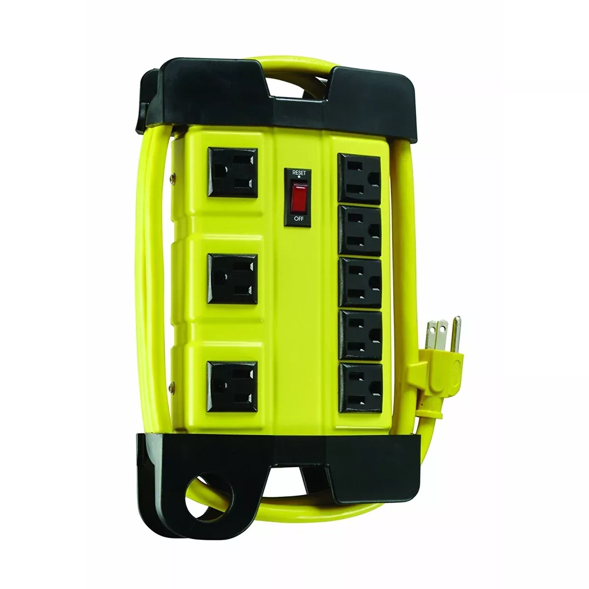 Coleman Cable Heavy-Duty 8-Outlet Power Strip w/ 6 ft. Cord ECI04655 Coleman Cable