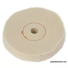 Dico 4" Cushion-Sewn Cotton Buffing Wheel