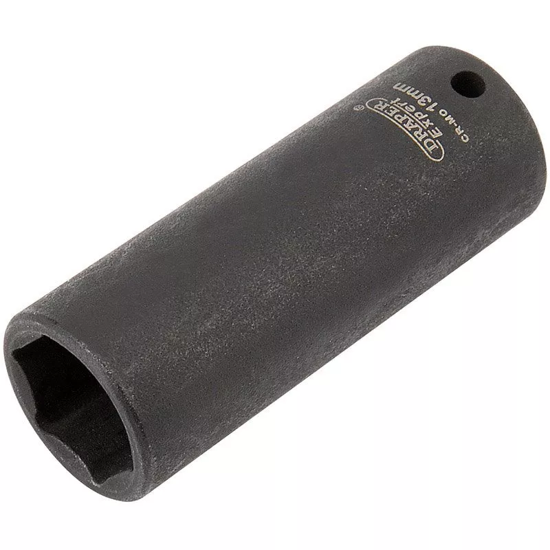 Draper Tools Expert 13mm 1/4 Square Drive Hi-Torq 6 Point Deep Impact Socket