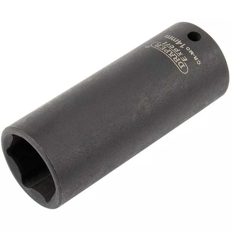 Draper Tools Expert 14mm 1/4 Square Drive Hi-Torq 6 Point Deep Impact Socket