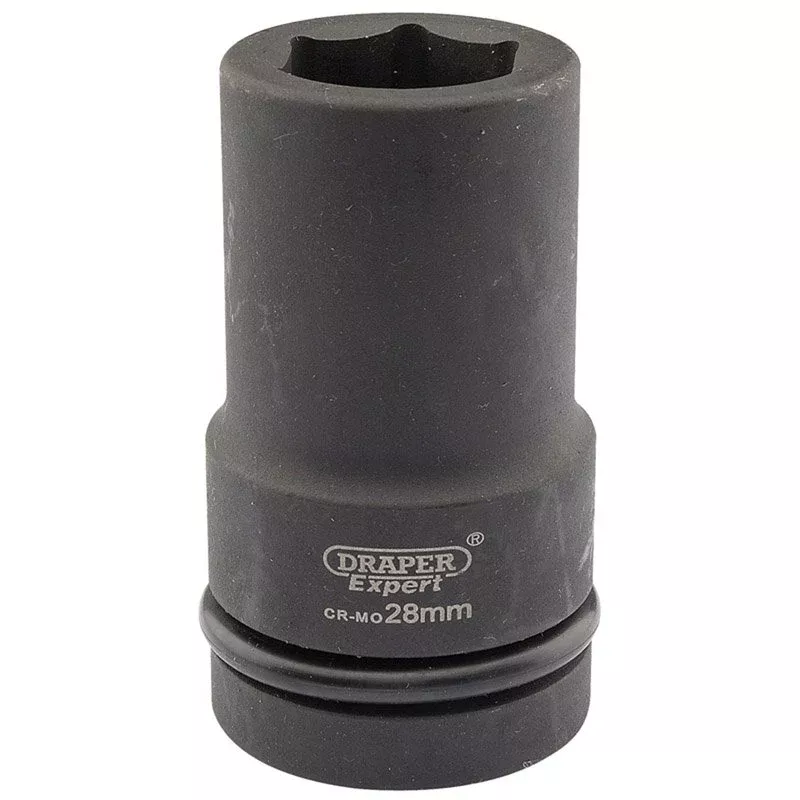 Draper Tools Expert 28mm 1 Square Drive Hi-Torq 6 Point Deep Impact Socket