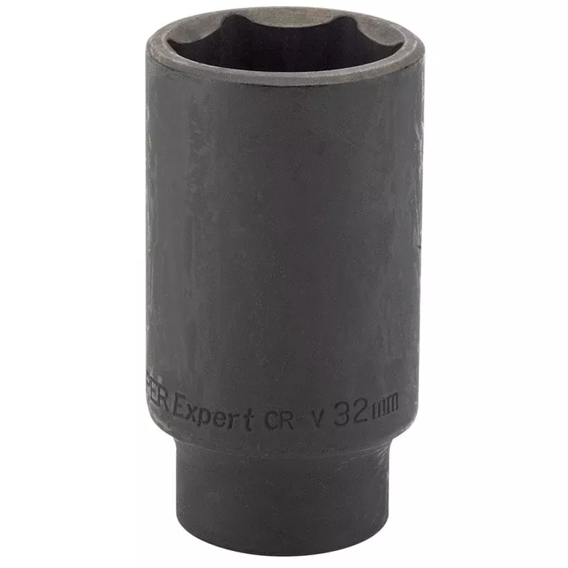Draper Tools Expert 32mm 1/2 Square Drive Deep Impact Socket