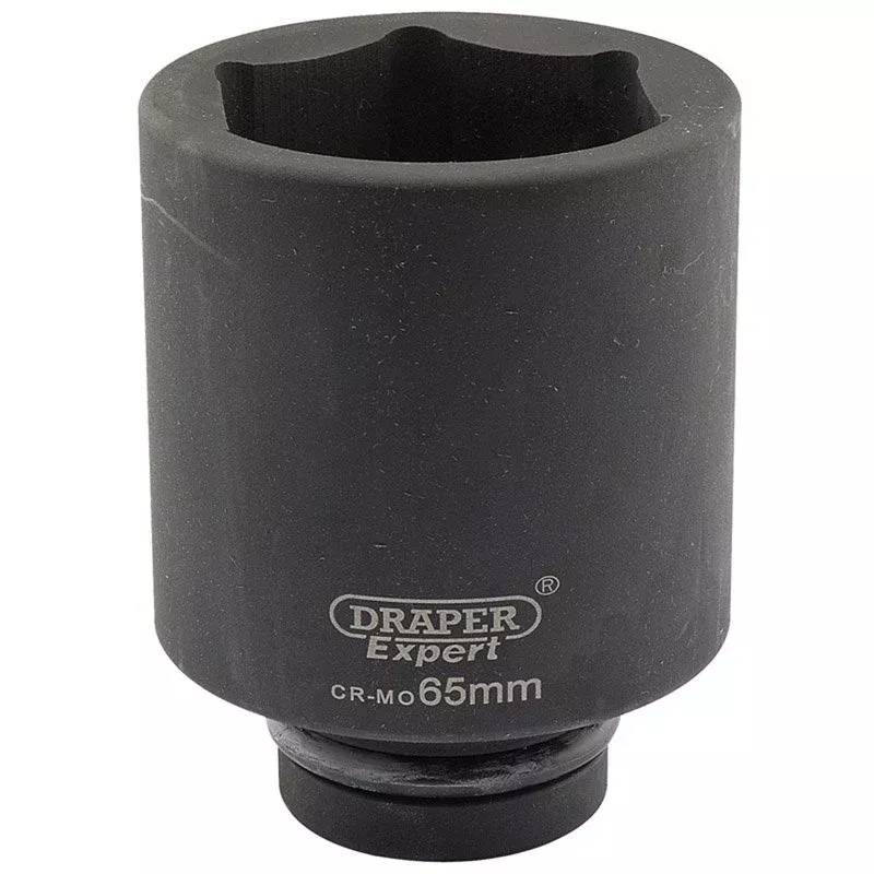 Draper Tools Expert 65mm 1 Square Drive Hi-Torq 6 Point Deep Impact Socket