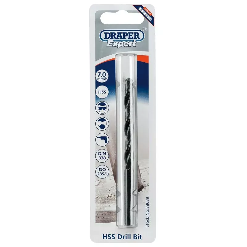 Draper Tools Expert 7.0mm HSS Drill Bit 38639