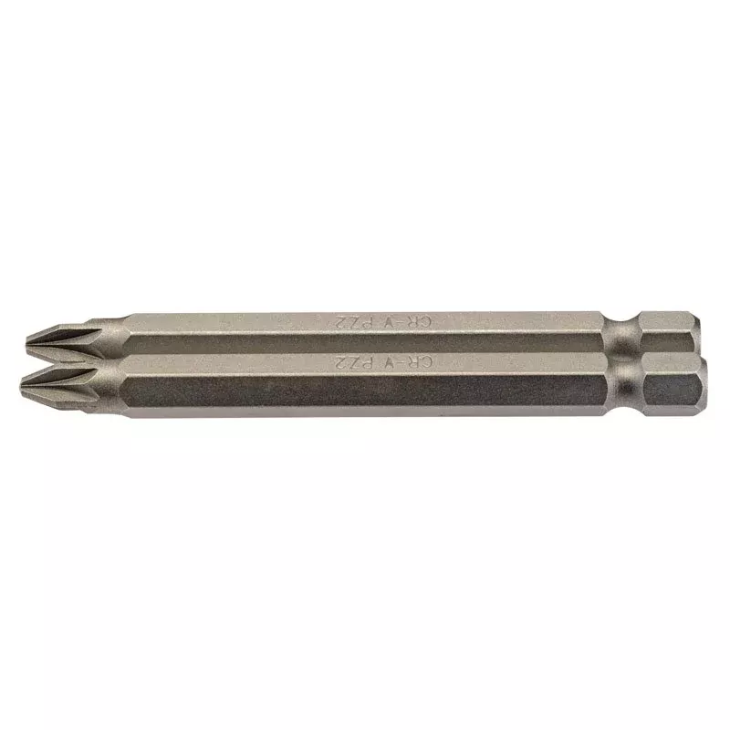 Draper Tools No.2 1/4" Hex. PZ Type Insert Bit 75mm Long (Pack of 2) 64312