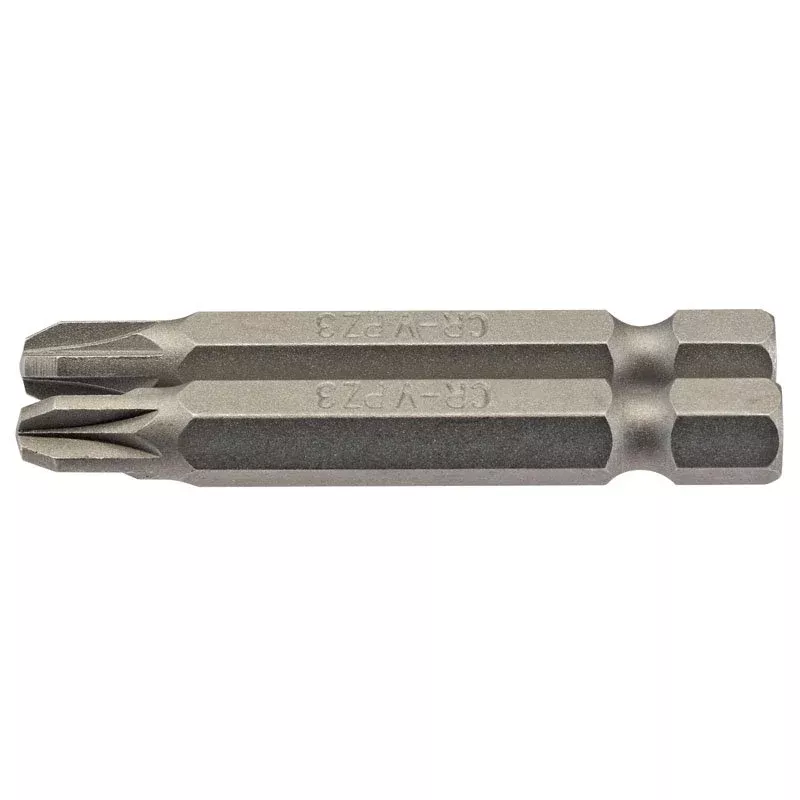 Draper Tools PZ Type Insert Bit 1/4" 50mm Long No.3 Pack of 2 64229