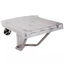 DreamLine SHST-01-PL Install the practical DreamLine folding shower seat for safety and comfort while showering. This shower seat offers you a safe place to sit, while the smart compact design takes up virtually no room. Easily fold the seat down