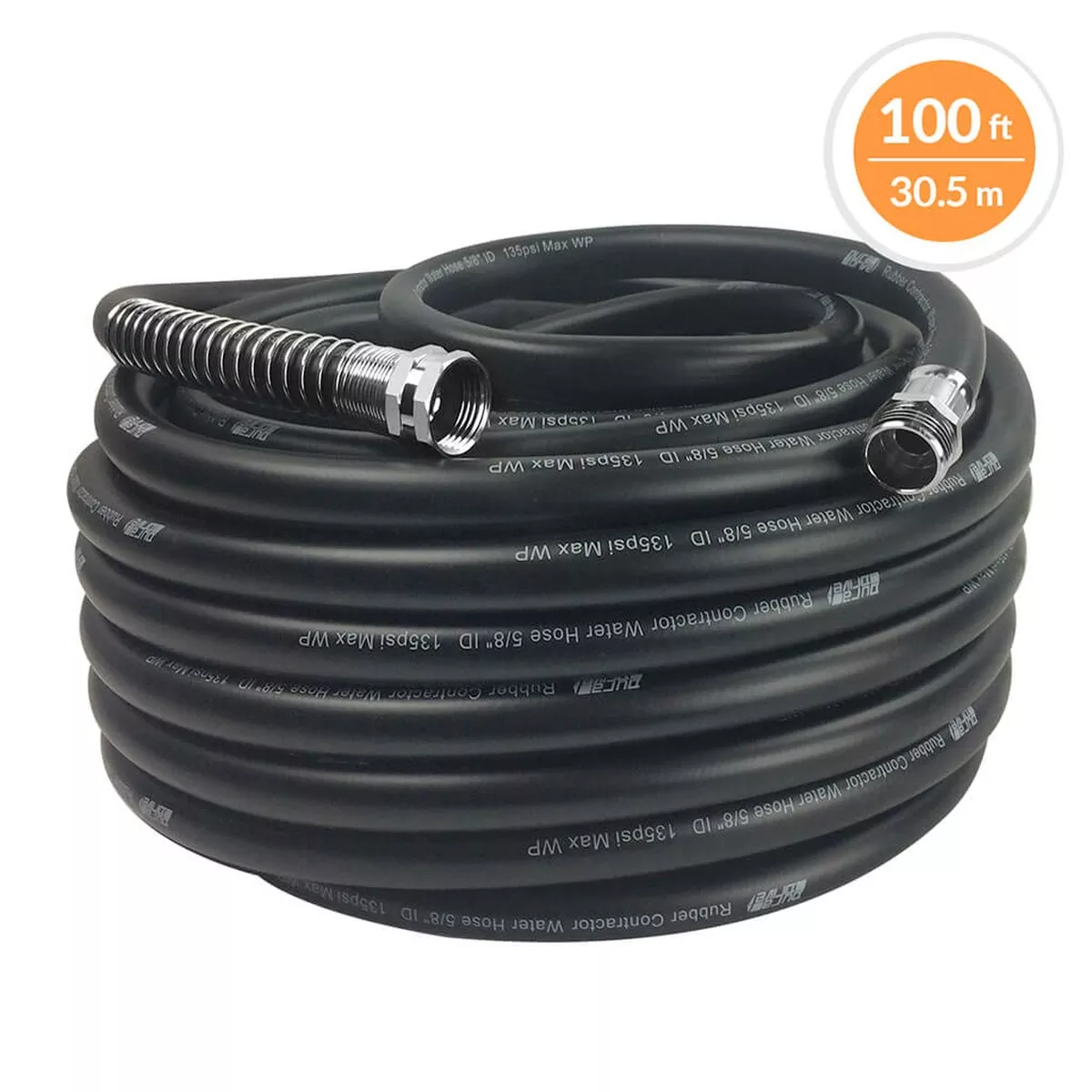 DuraDrive 5/8 in. x 100 ft. Black Nitrile Garden Hose