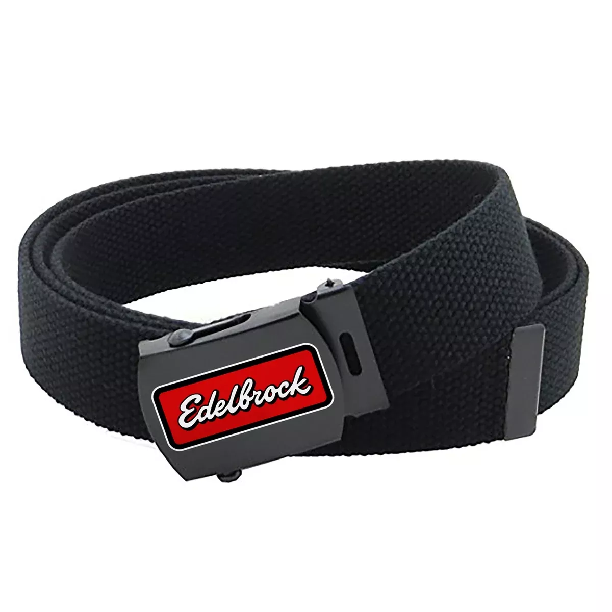 Edelbrock Badge Web Belt Black EDL189149 EDELBROCK