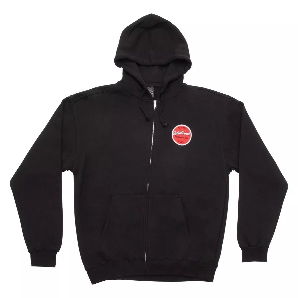 Edelbrock Since 1938 Black Zip Hoodie, XXL EDL289308 EDELBROCK