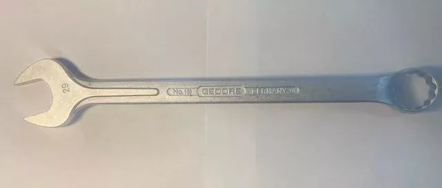 Gedore 6002960 29mm Combination Spanner Wrench Germany