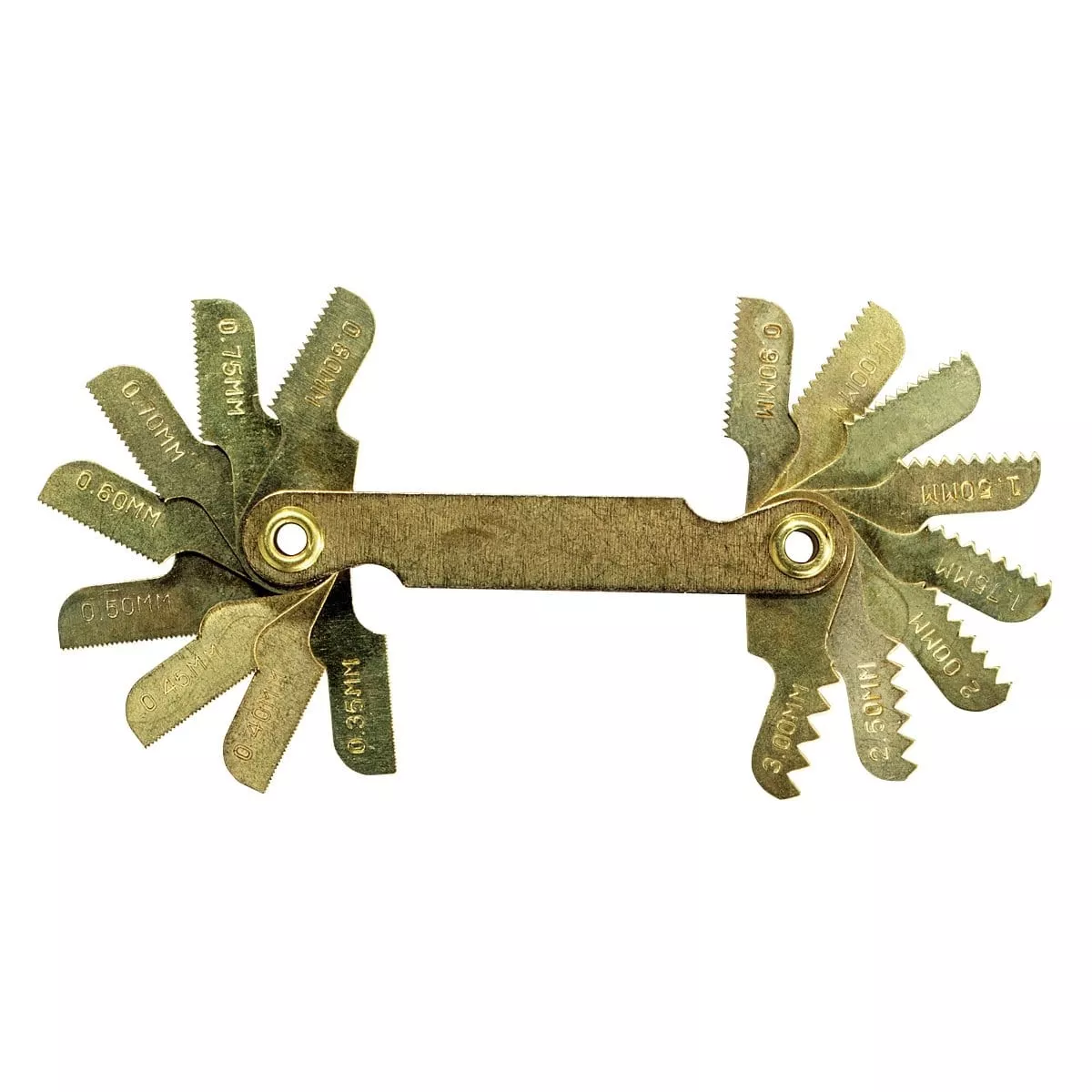 Hanson 11016 16 LEAF METRIC THREAD PITCH GAUGE