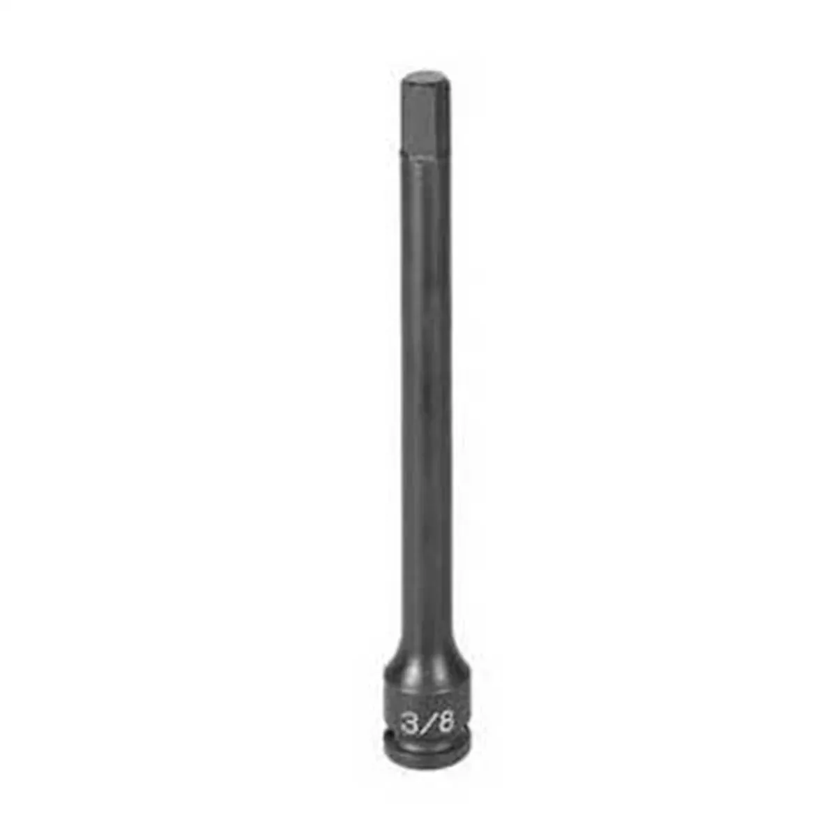 Impact Hex Bit Socket, 3/8" Drive, 11mm Hex Bit, 6" Long GRE19116M Grey Pneumatic