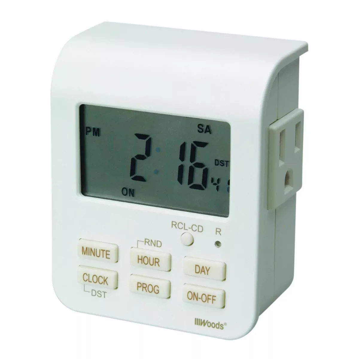INDOOR 7 DAY DIGITAL TIMER ECI50009 Coleman Cable