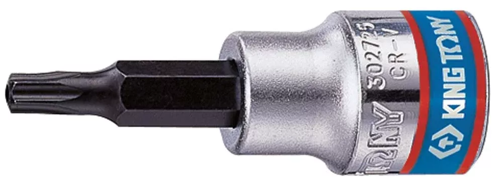 King Tony 3/8Dr T27X50 Trx Bt Socket Tmp Rst