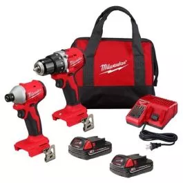 Milwaukee M18 1/2" Drill/Driver 1/4" Hex Impact Driver Combo Kit