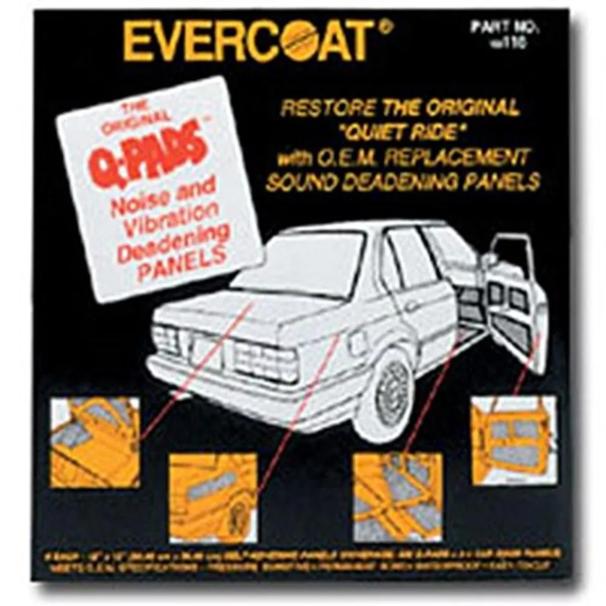 Q-Pads FIB116 Fibreglass Evercoat