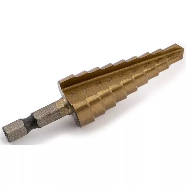 Titanium Step Drill Bit - 1/4" - 3/4" TIT16504