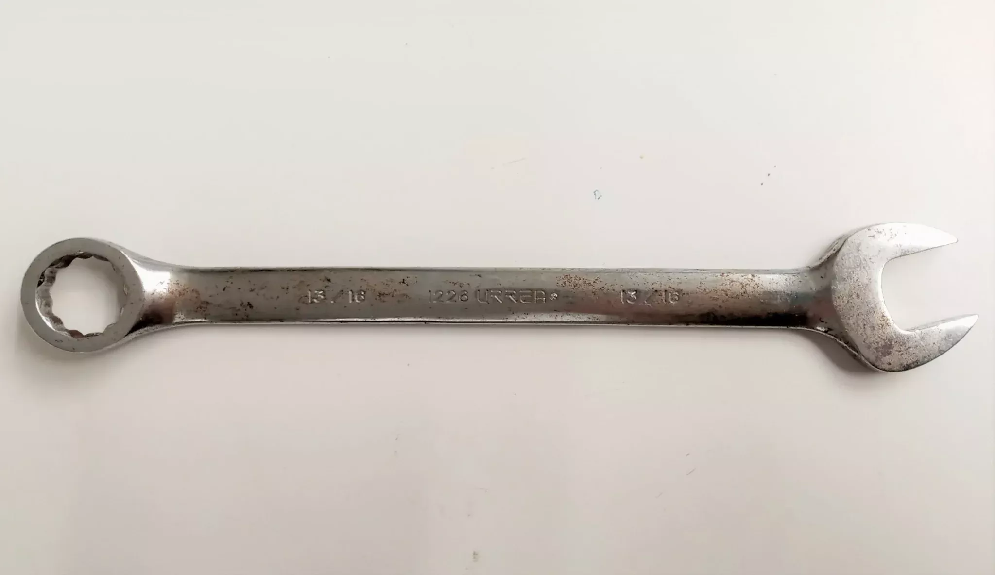 Urrea 1226 Full Polish 13/16" (20.6mm) Combination Wrench #62